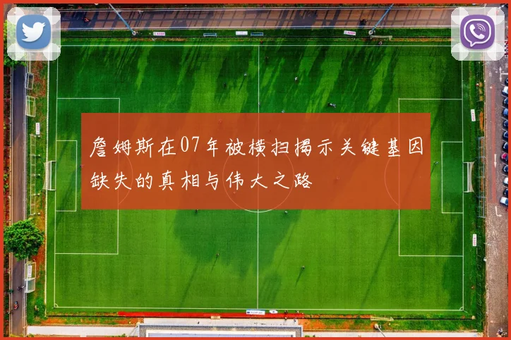 詹姆斯在07年被横扫揭示关键基因缺失的真相与伟大之路
